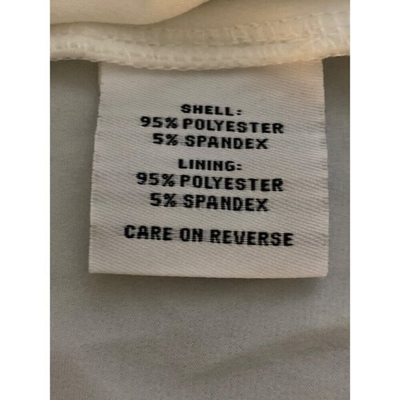 Calvin Klein Short Flutter Sleeve Top, NWT $64 V-Neckline Women's Size 2X - Picture 8 of 9